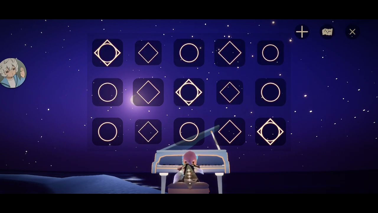 『sky光遇』 “曾经你说看星空看日落不如看我的眼眸， 用尽每一分每一秒在身旁为我停留” 《曾经你说》趙乃吉 | 光遇琴谱完整版（4指教学）| sky sheet piano cover