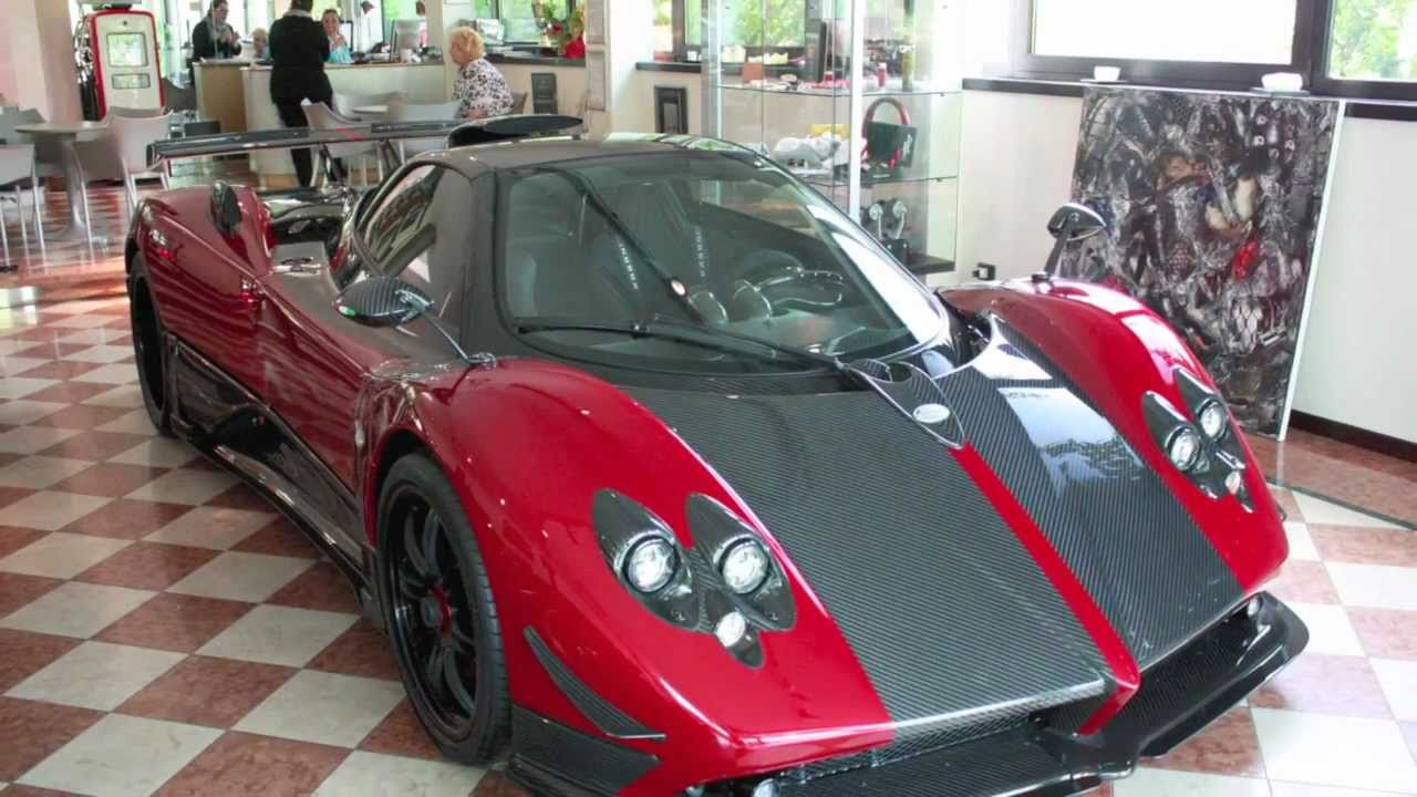 Red Pagani Zonda Cinque