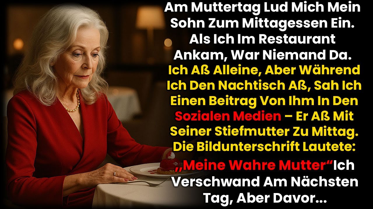 Beim Muttertagsessen nannte mein Sohn seine Stiefmutter &sbquo;Mama&lsquo; &ndash; und sah mich wie eine Fremde an