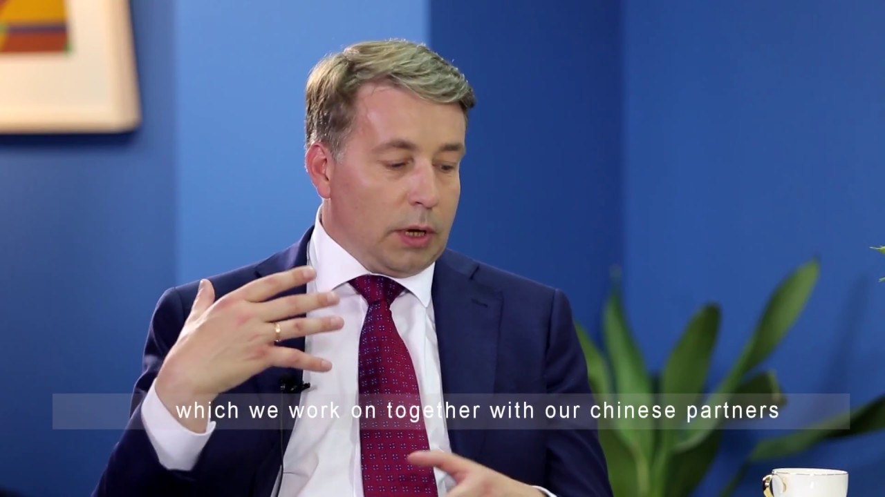 Yicai interviews Mr.Uldis Augulis, Minister for Transport, Latvia (3/13)