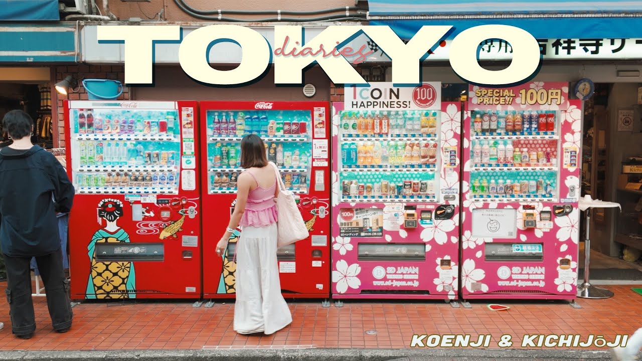 Thrift shops we went to in Tokyo, Japan 💸🗼Koenji, Kichijoji & Tsukiji Market - best food finds 🍣🥢