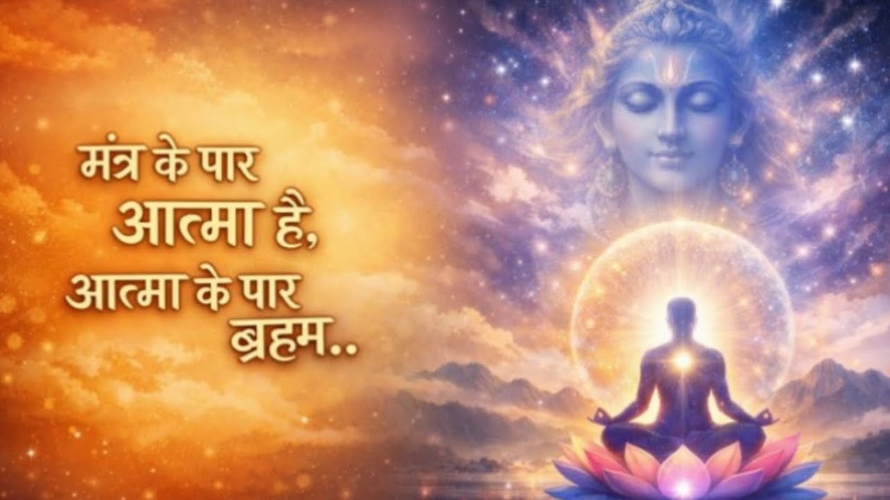 ध्वनि के पार मौन है | मंत्र से आत्मा तक | उपनिषद प्रेरित ध्यान भजन | Deep Meditation Bhajan