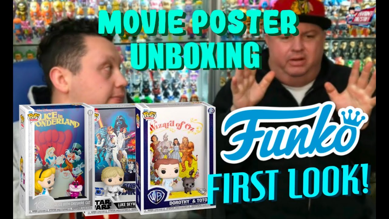 Funko Unboxing! New Funko Movie Posters | Disney 100 Alice in Wonderland, Wizard of Oz & Star Wars