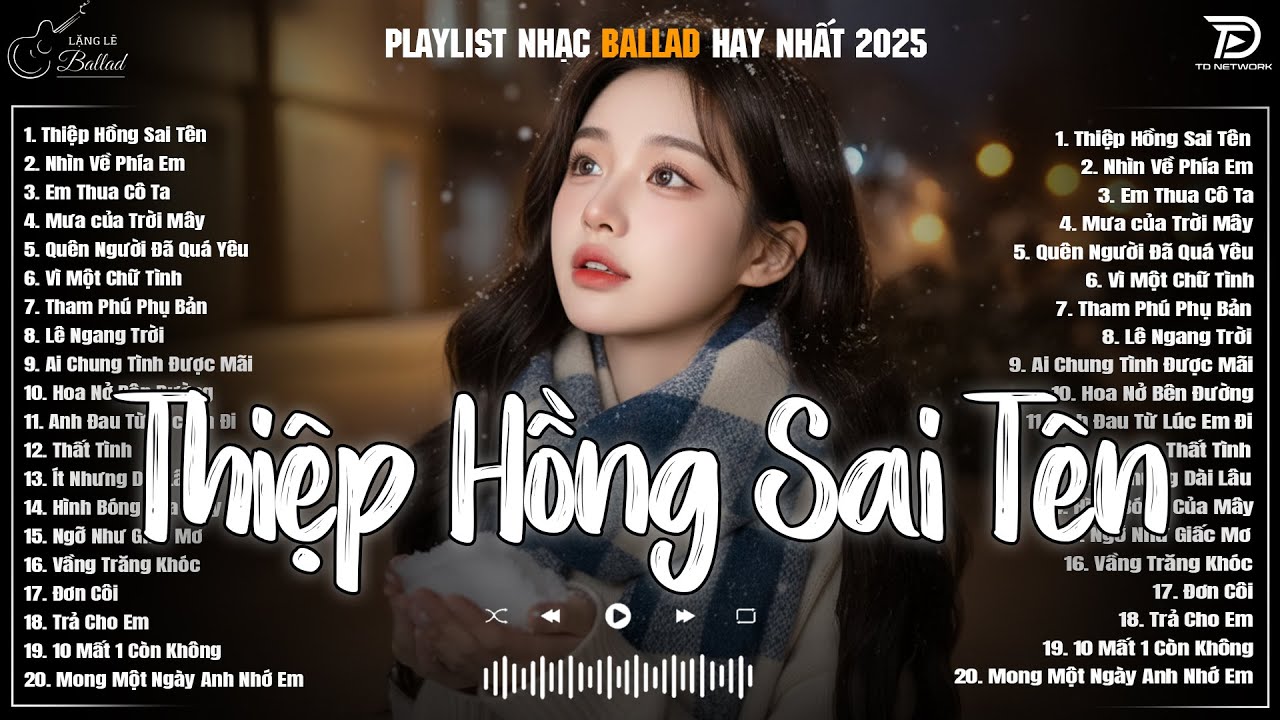 Thiệp Hồng Sai Tên, Em Thua Cô Ta ♫ Những Bản Ballad Nhẹ Nhàng Nghe Day Dứt Về Nỗi Đau Tình Yêu ♫