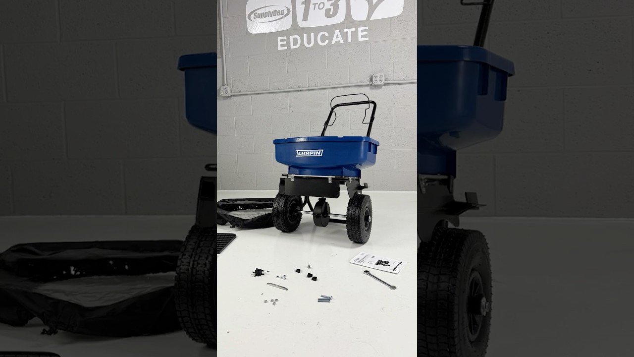 How to Assemble the Chapin Walk-Behind Spreader! #snow #winter #slippery #diy #howto #supplies