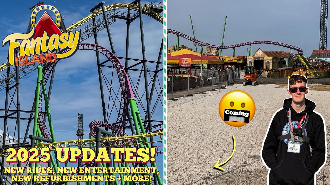Fantasy Island Vlog March 2025 | Lots of NEW things to see!