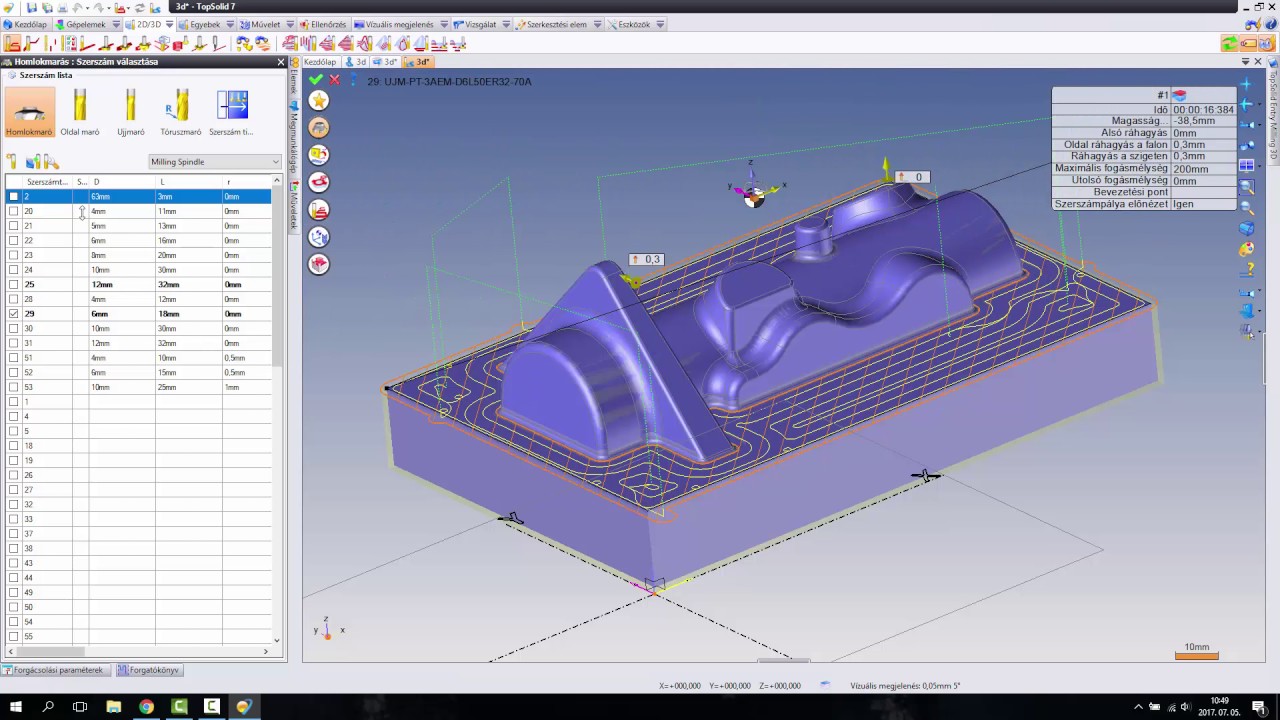 TopSolid 7 Entry Milling 3D