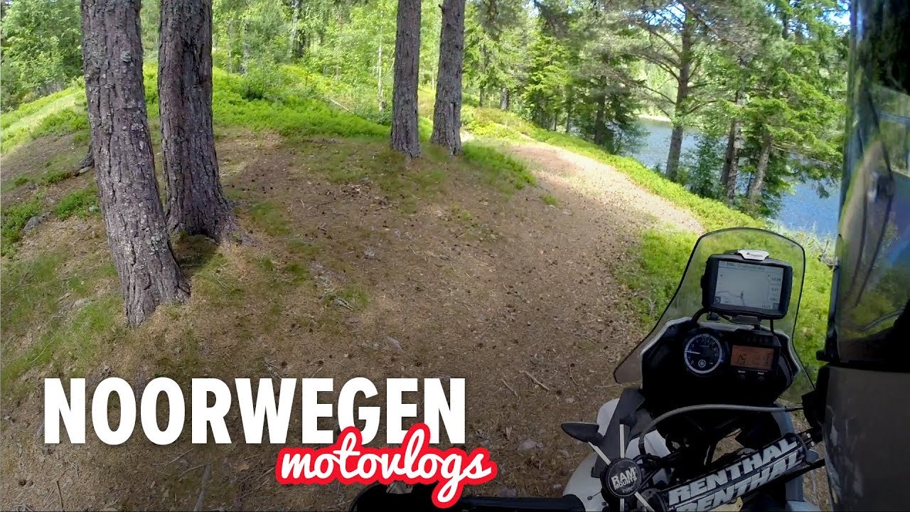 Motor avontuur in Noorwegen - Dag 1 | Gravelwegen, Wind & Kamperen