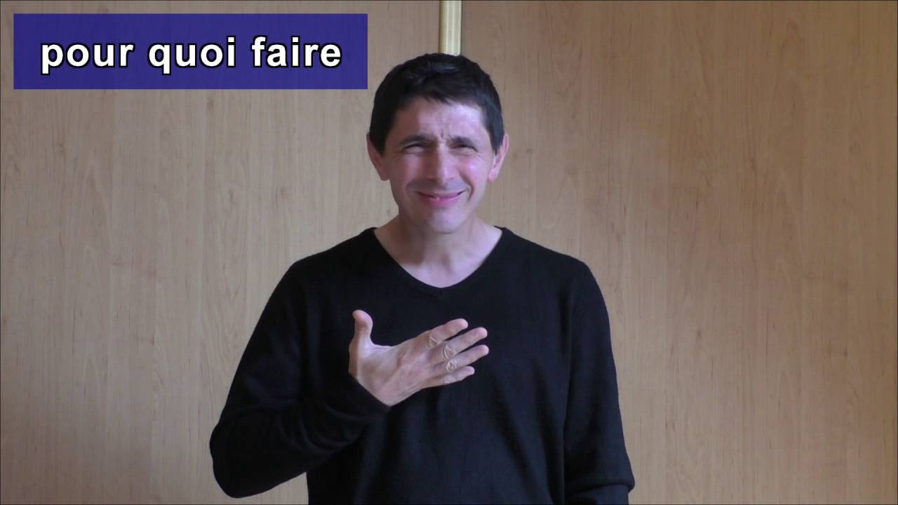Les questions en LSF