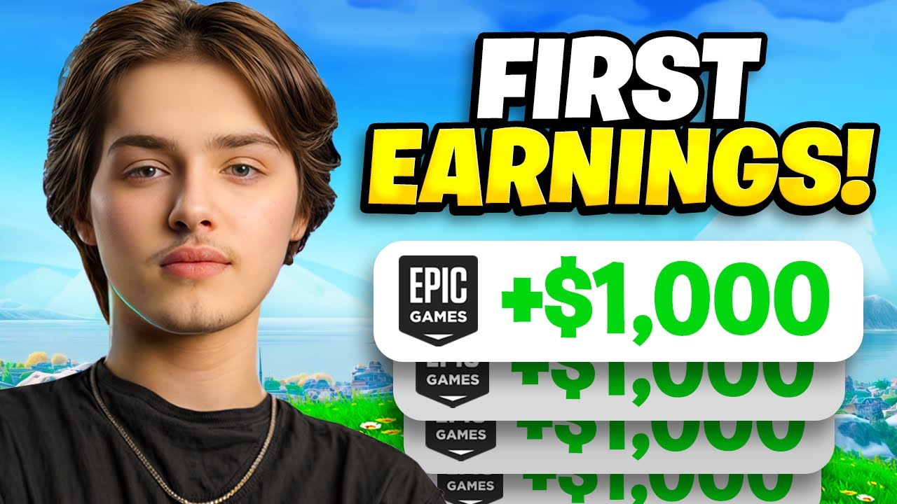 How To Get Your First Earnings In Fortnite