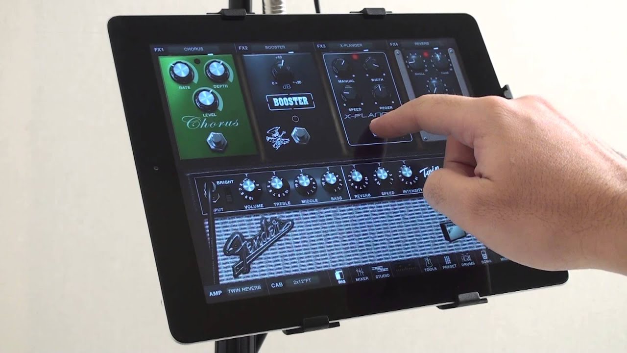 See the iRig BlueBoard app on iOS in action - take control of your music apps & more from the floor!