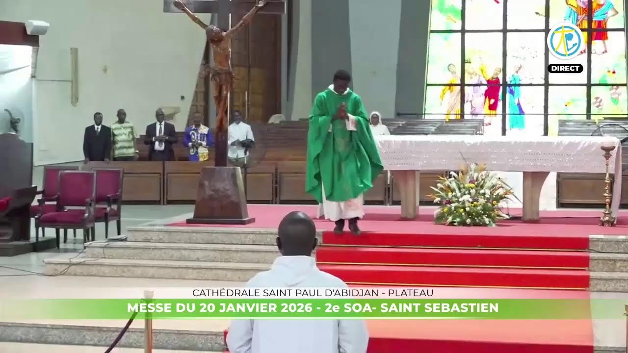 Messe de 12h30 du 20 janvier 2026 en direct de la Cathédrale Saint Paul d'Abidjan - Plateau