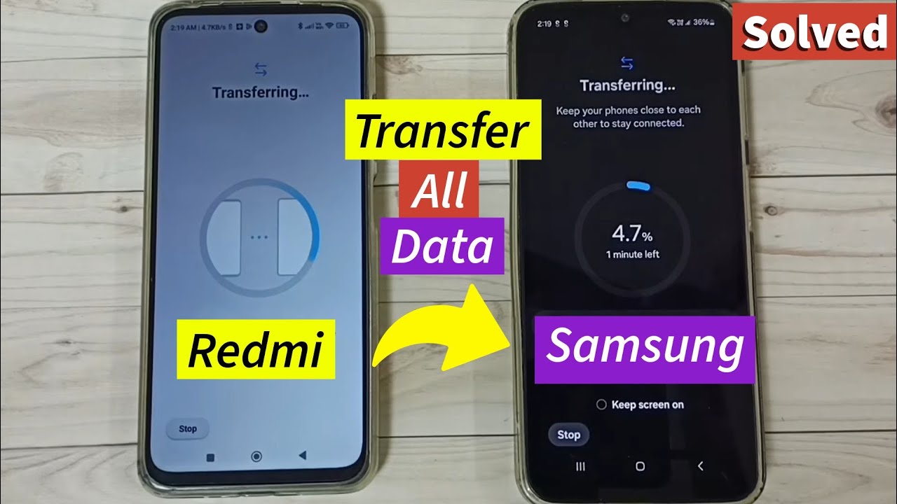 How to Transfer All Data from Old REDMI Phone to New Samsung Galaxy Phone - 2025