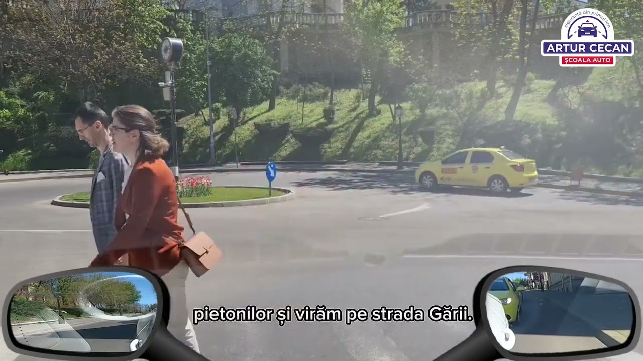 Virarea la dreapta str. Anastasie Fătu Iași