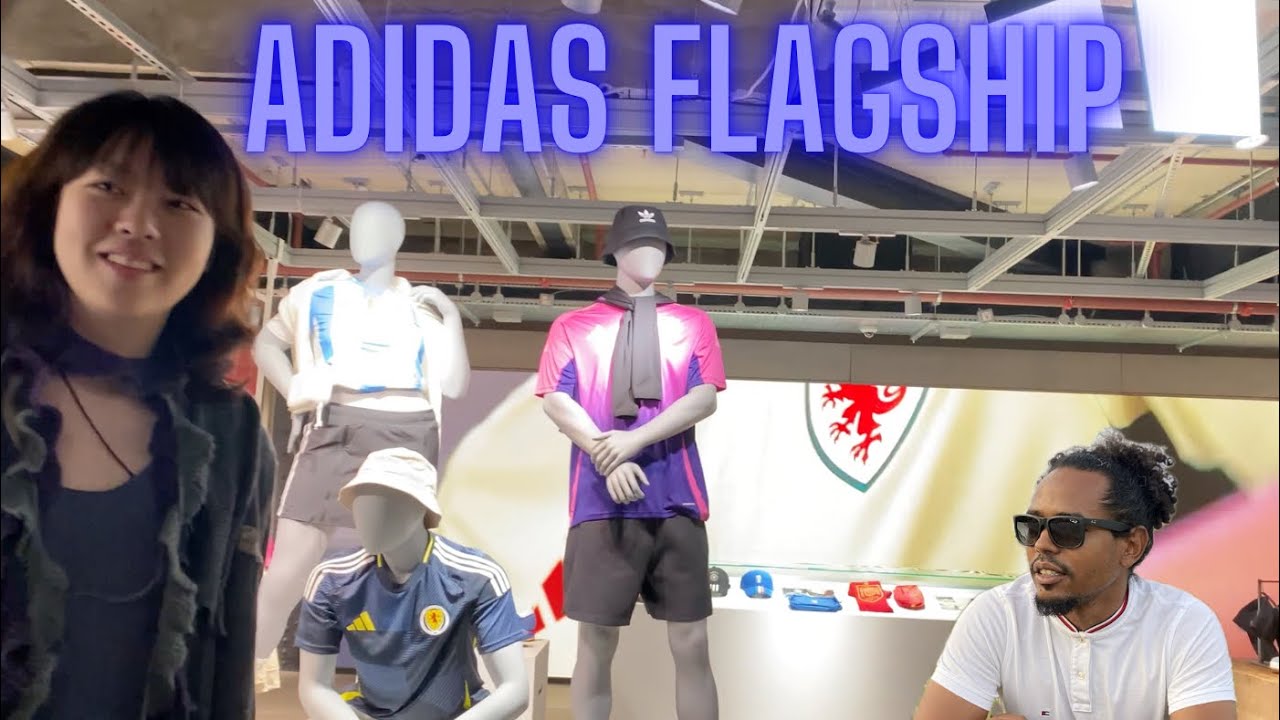 Visiting Adidas London flagship on Oxford Street !!! VLOG