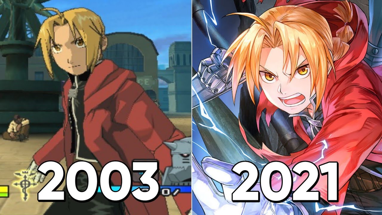 Evolution of Fullmetal Alchemist Games (2003-2023)