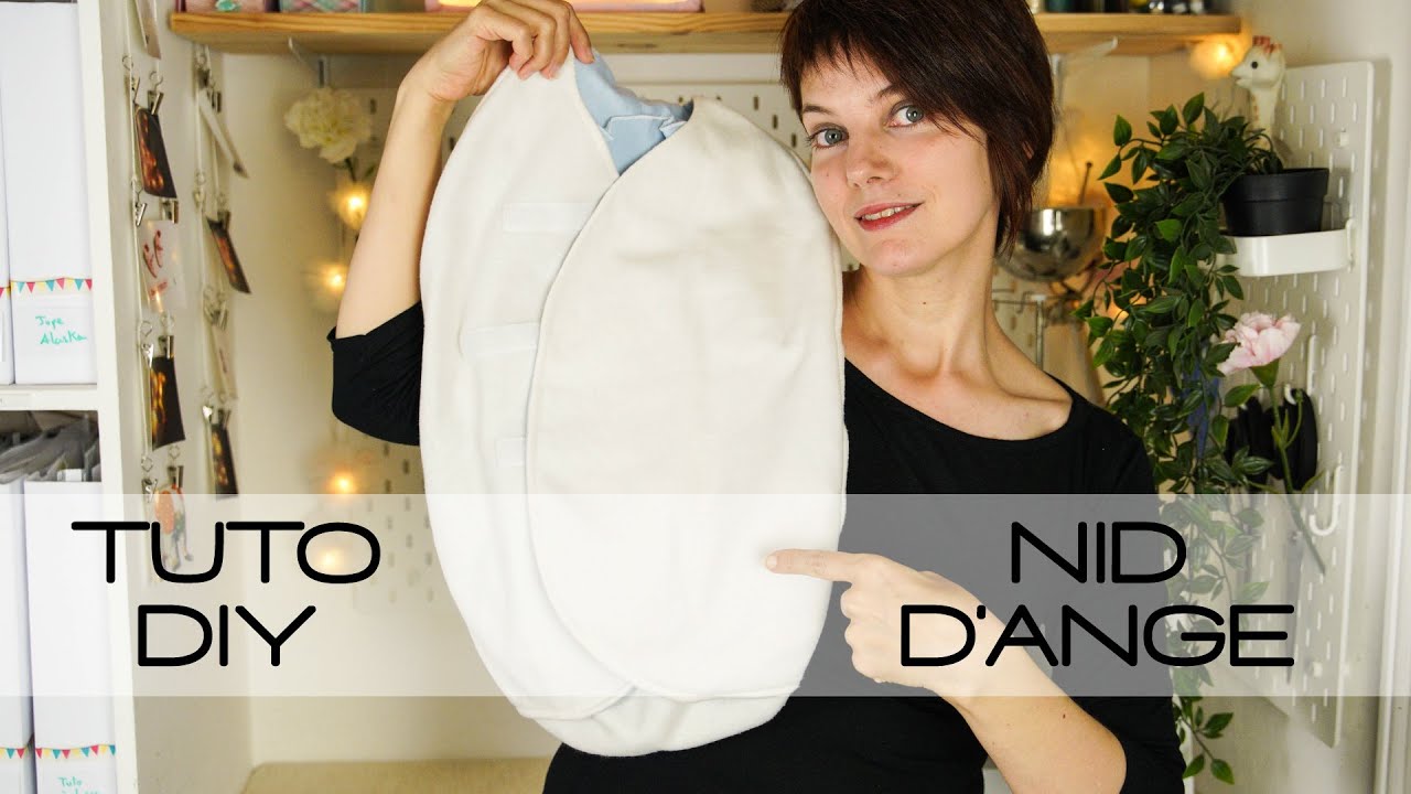 TUTO NID-ANGE GIGOTEUSE !! La turbulette pour emmailloter bébé (couture facile pour débutant)