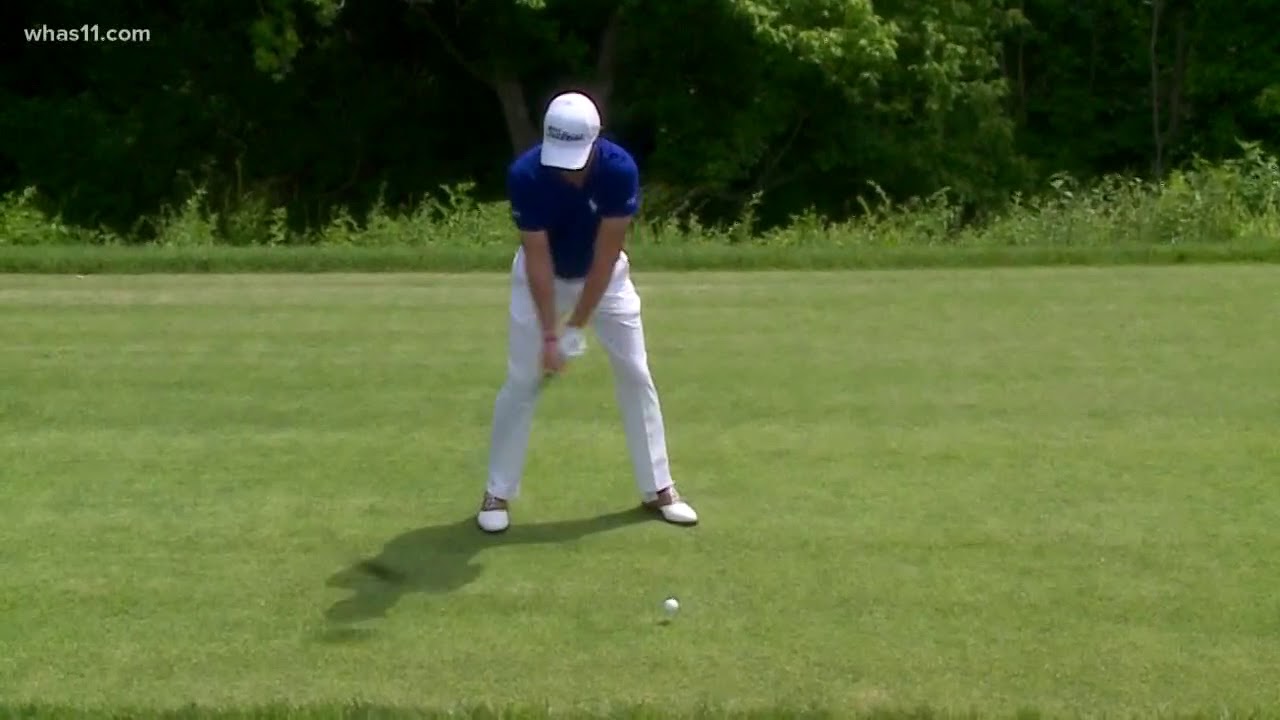 Justin Thomas at St. Louis' Bellerive Country Club