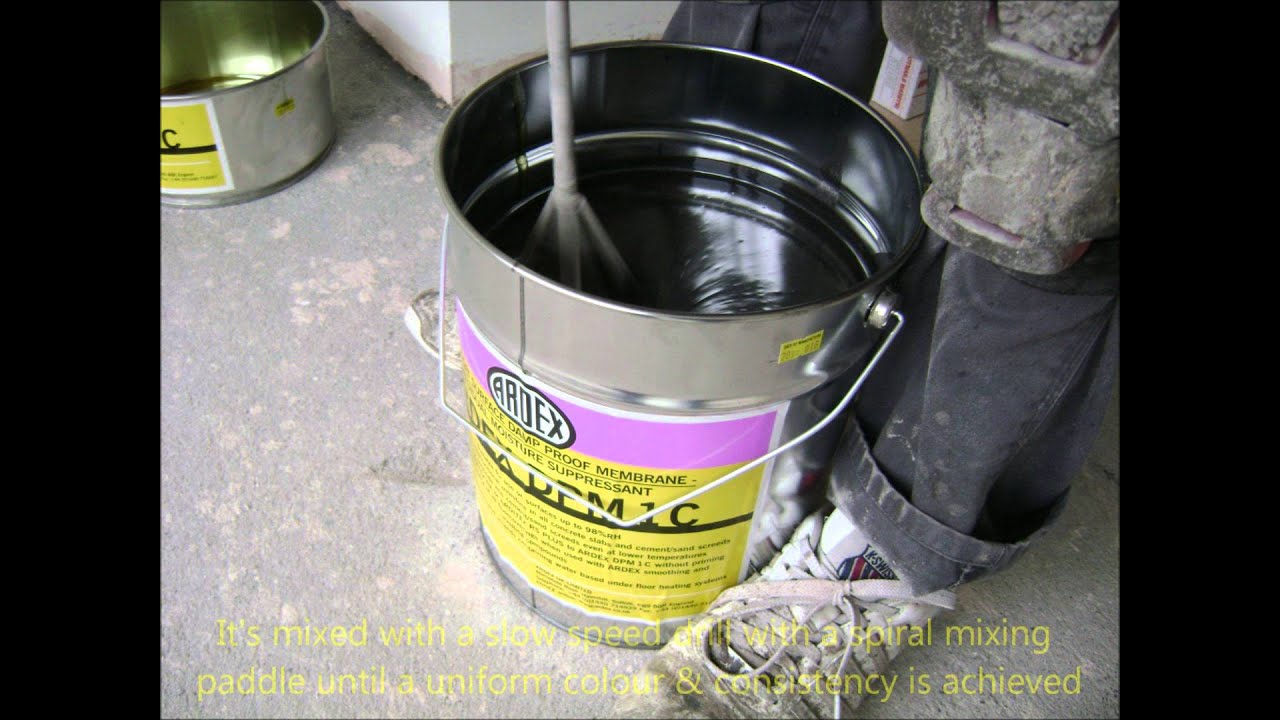 How we install a liquid or surface Damp Proof Membrane.(DPM)