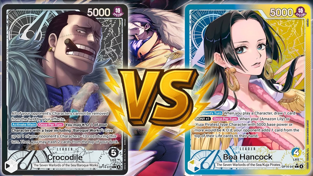 B Crocodile Vs UY Boa | OPTCG Sim Gameplay | OP14