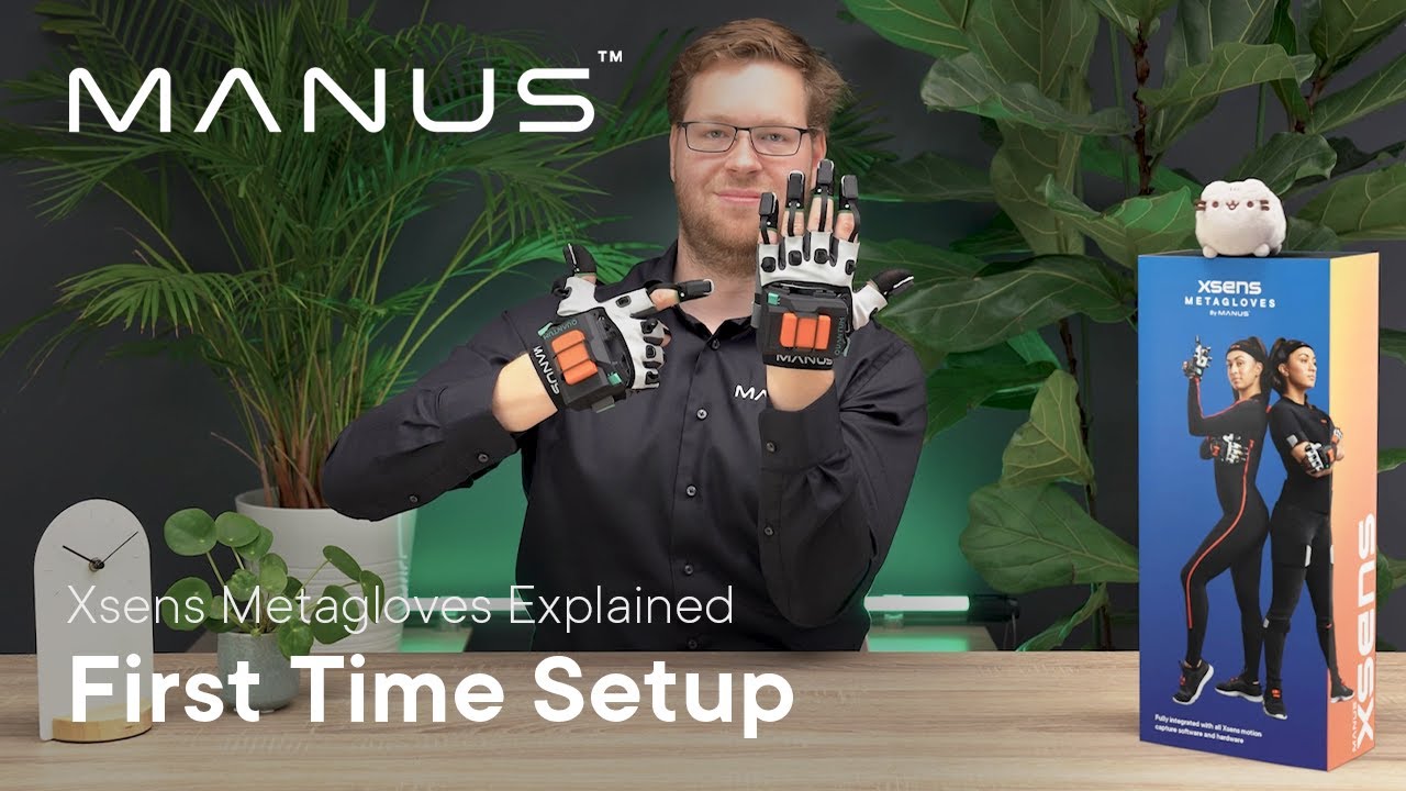 Xsens Metagloves by MANUS - First Time Setup
