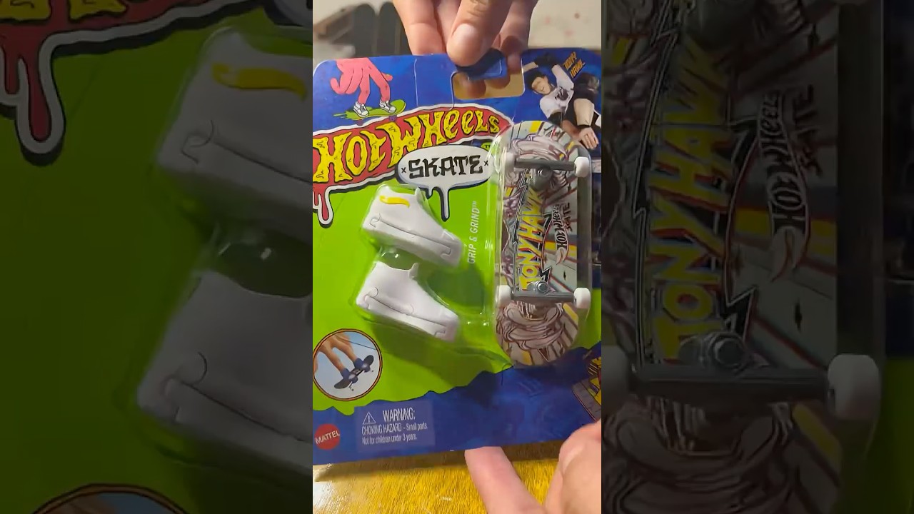 Tony Hawk Hot wheels Fingerboard unboxing!#fingerboard#skateboarding#techdeck#tonyhawk#hotwheels