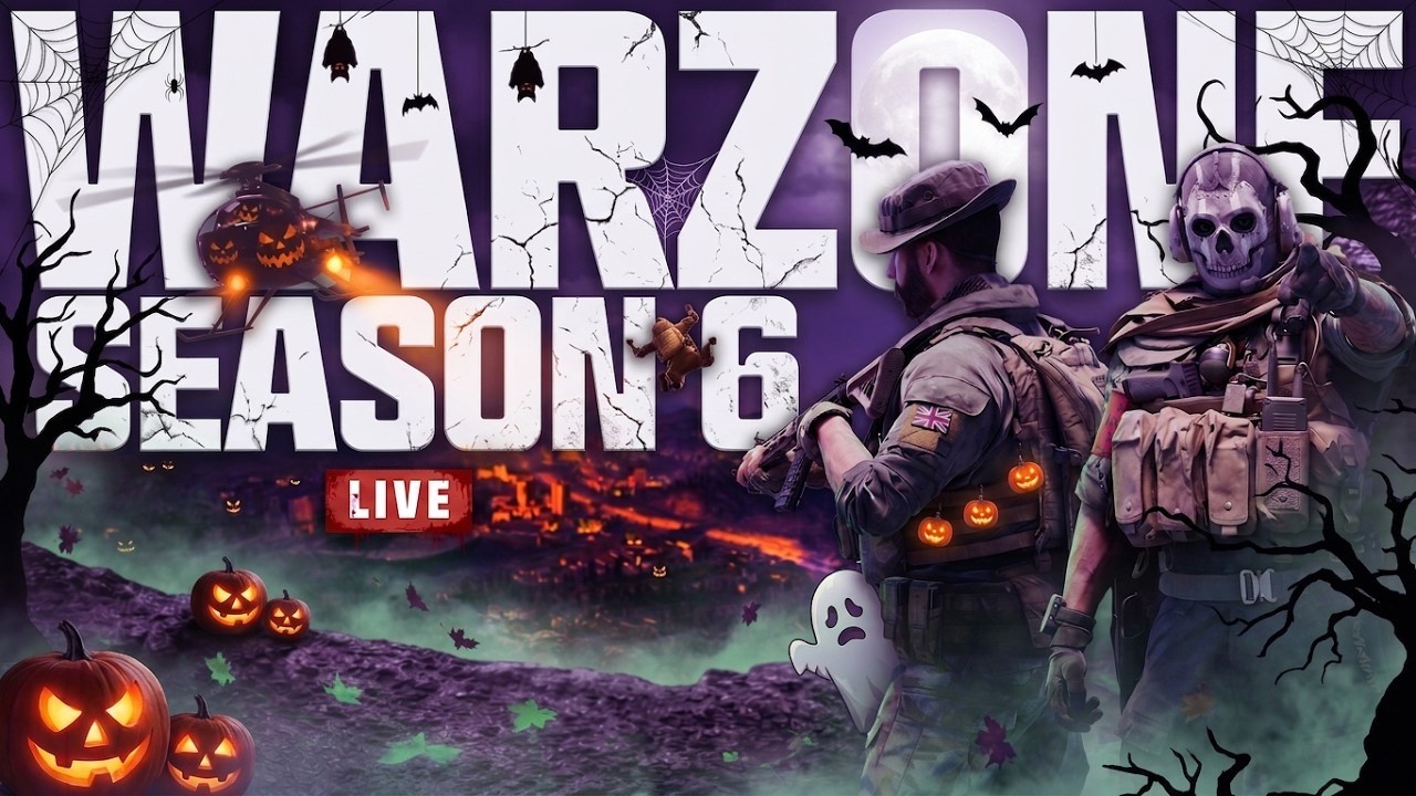 🔴LIVE - Warzone Season 6 Verdansk (The Haunting)