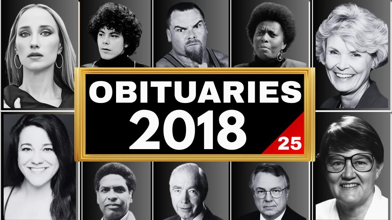 Famous Hollywood Celebrities We've Lost in AUGUST 2018 - Obituary in 2018