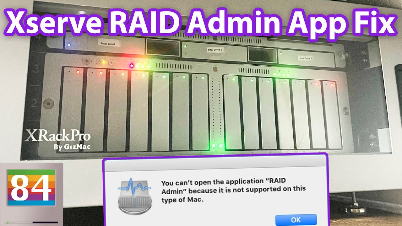 Fix the Xserve RAID Admin Tools App for MacOS El Capitan and Mojave