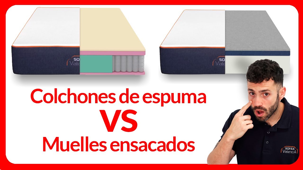 🛏️ Diferencias entre colchones de espuma y de muelles ensacados 🤔