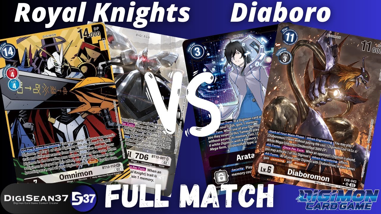 Royal Knights VS Diaboromon | Digimon Card Game | Special Booster 2.5