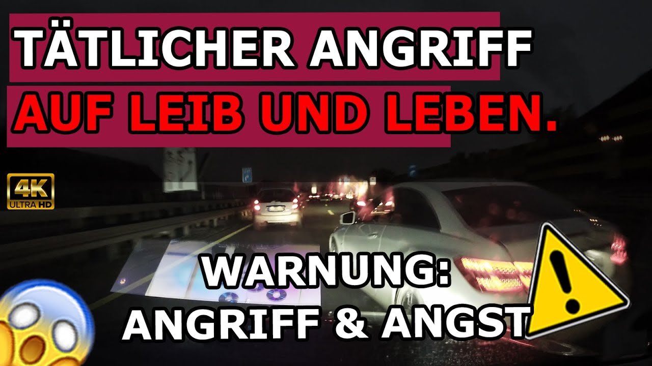 Mercedes E Coupe verunfallt, Übler Angriff auf unsereins & S63 v G63 Straßenrennen  - Dashcams in 4k