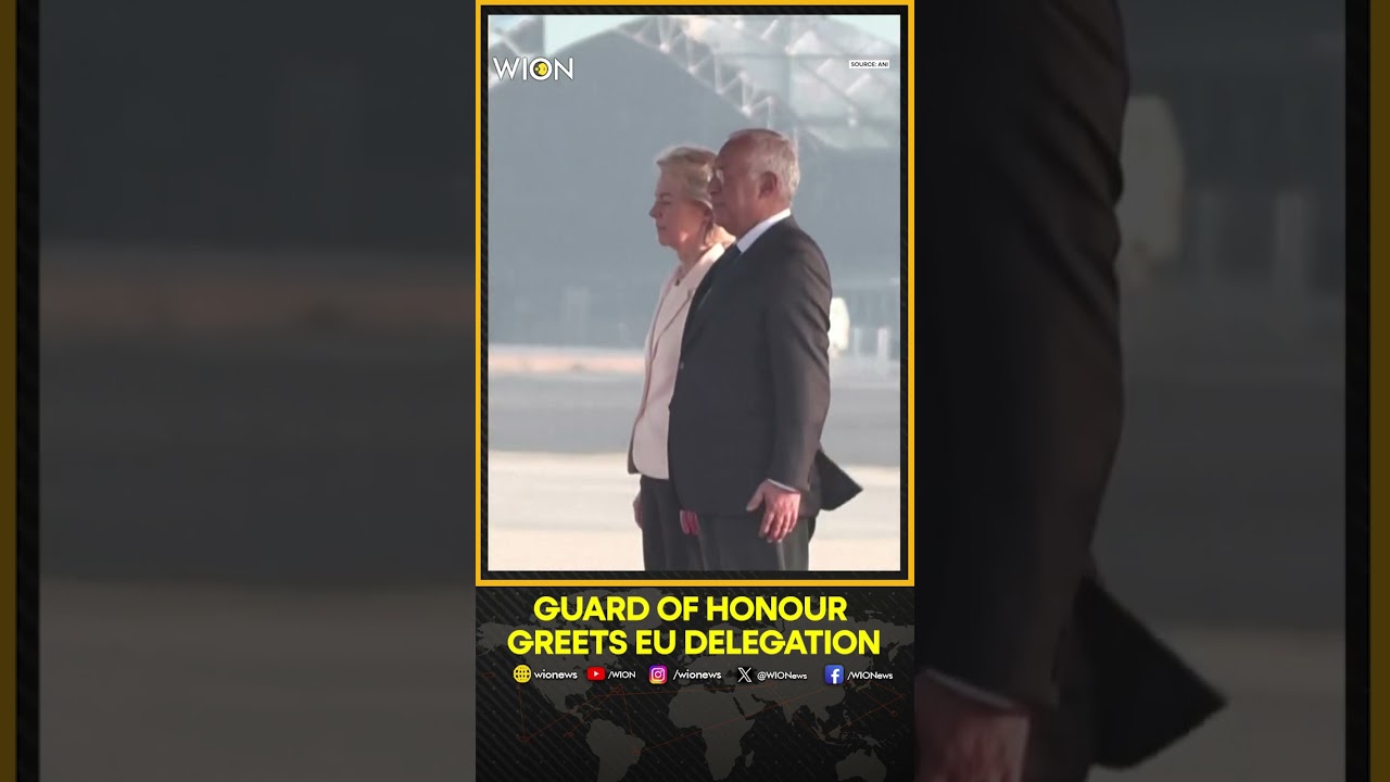 EU Leaders Receive Guard Of Honour Ahead Of EU-India Free Trade Deal | WION