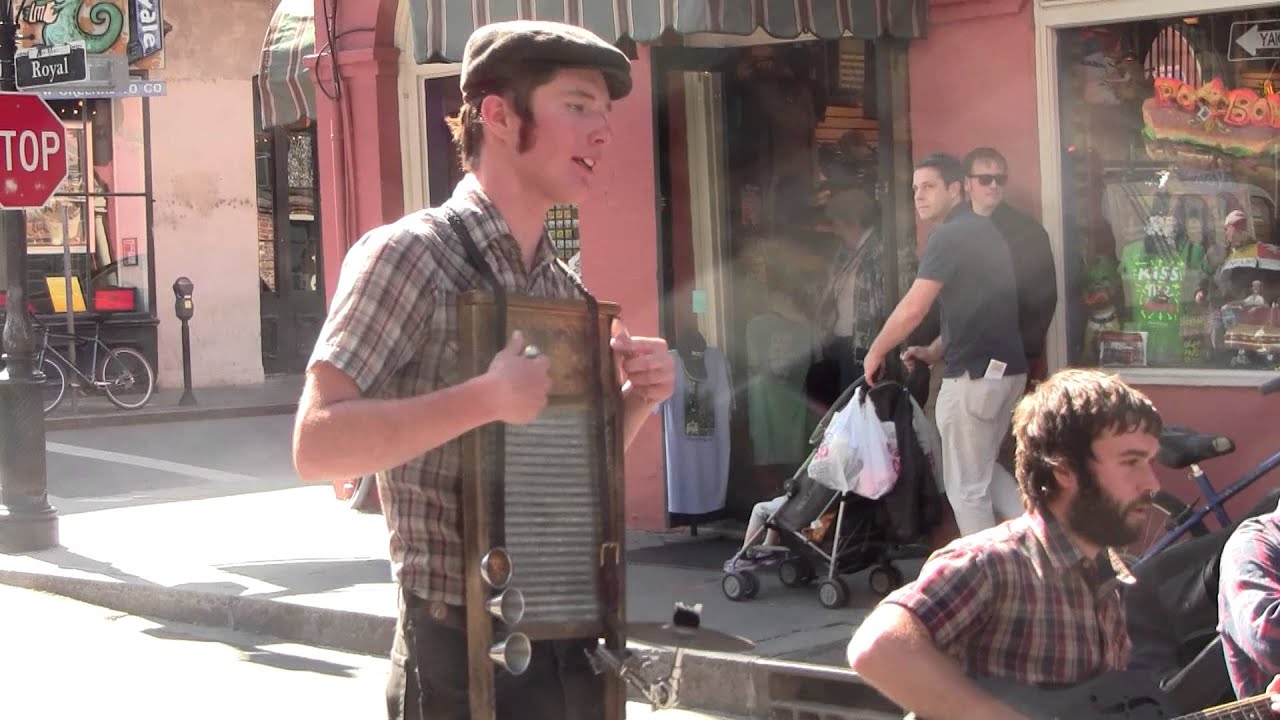 Hokum High Rollers Busking in New Orleans