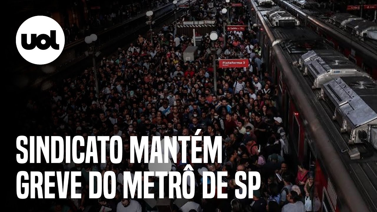 Greve do metr&ocirc; de SP: Sindicato mant&eacute;m paralisa&ccedil;&atilde;o ap&oacute;s decis&atilde;o judicial e culpa governo Tarc&iacute;sio