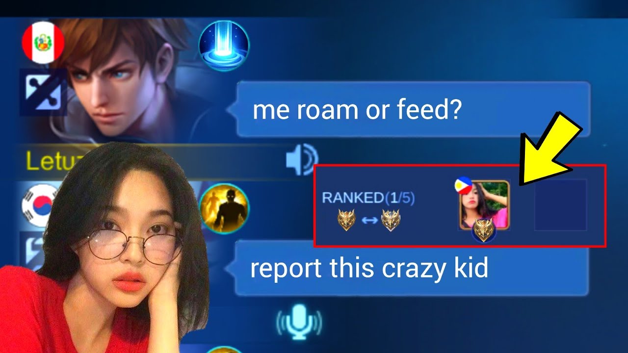 AUTO LOCK ROAM GUSION IN RANDOM LOBBY!!😂 (they think im kid!)