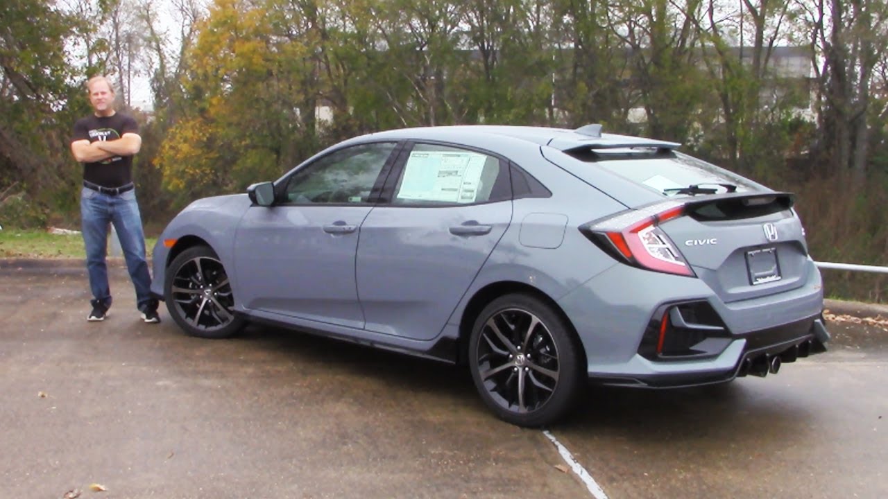 2021 Honda Civic Sport Touring Hatchback Quick Exterior And Interior Tour