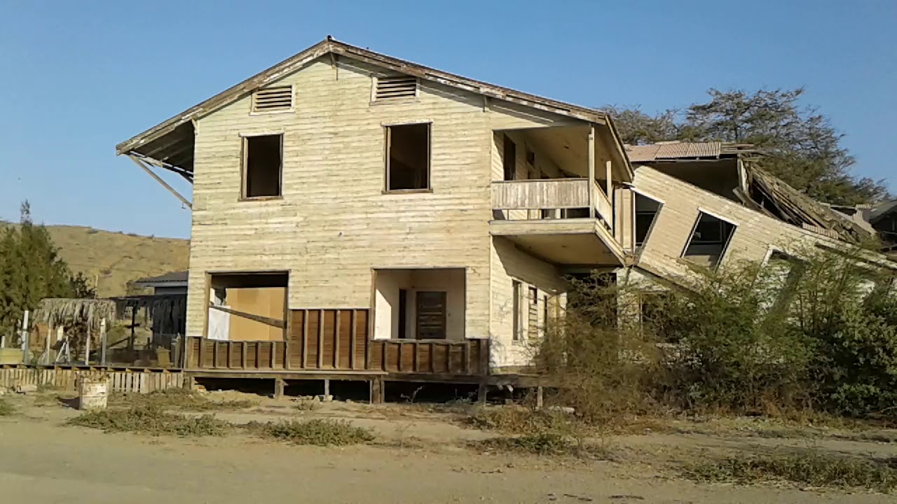 Lobitos Perú(4)pueblo abandonado