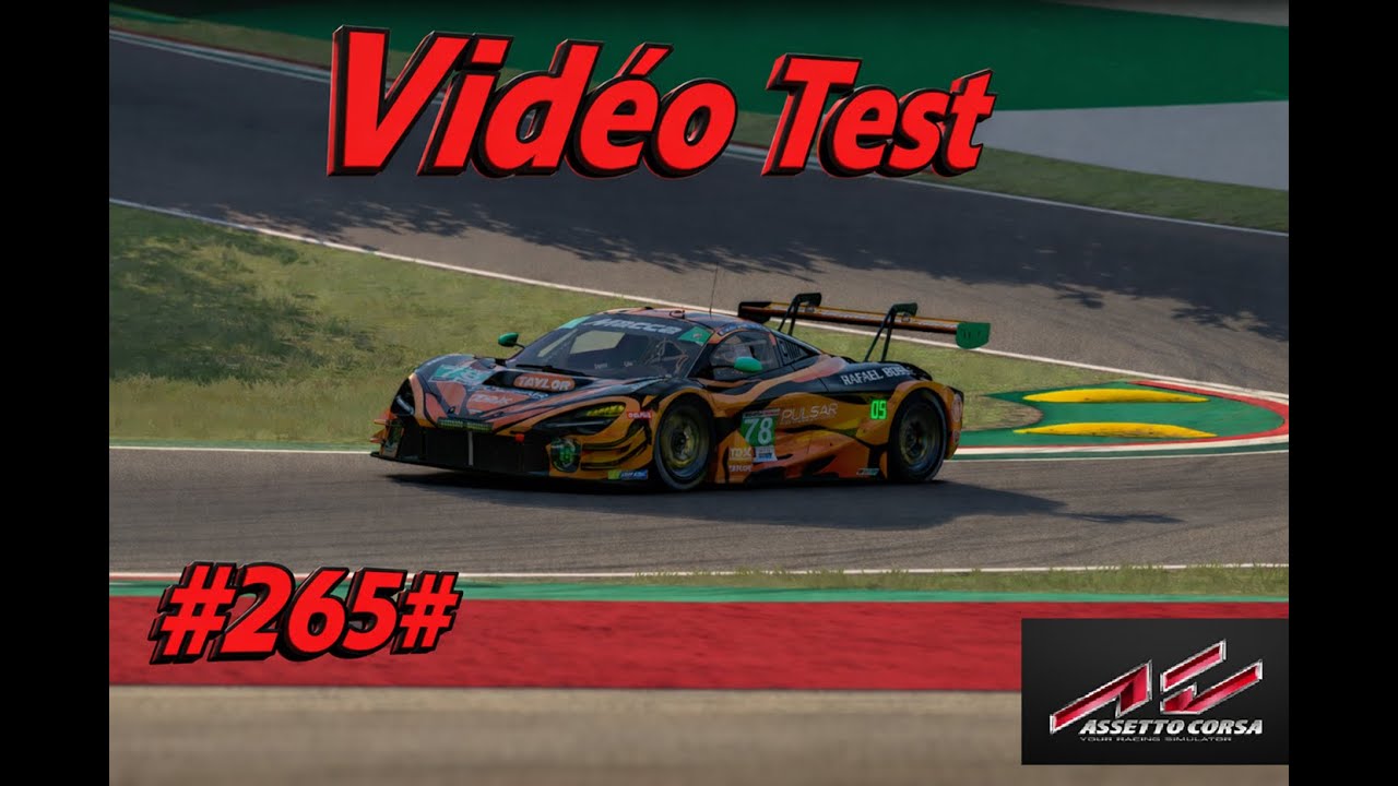 Vidéo Test#265 Mc Laren 720s GT3 + FFB Alternative
