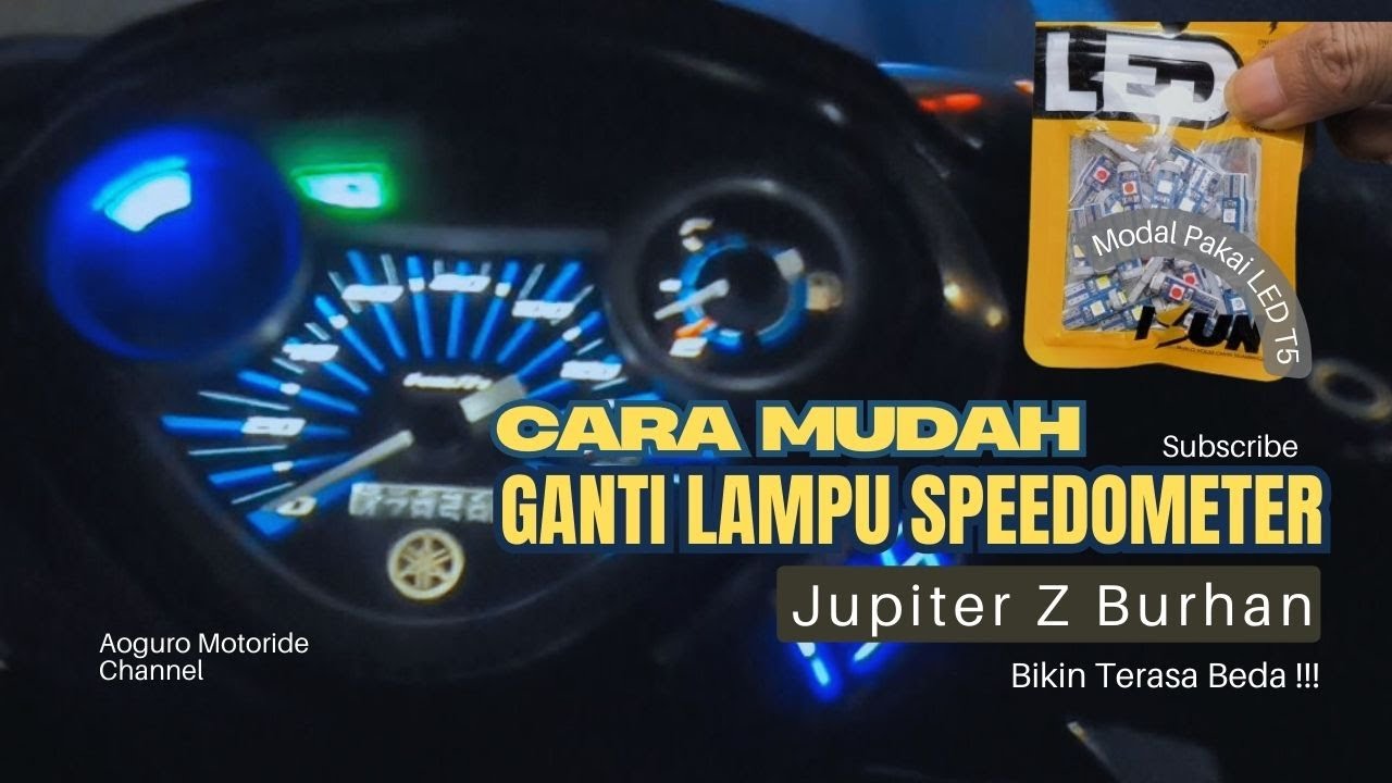 Cara Mudah Ganti Lampu Speedometer Jupiter Z Burhan | Bikin Tampilan Terasa Beda Guys !!!! 🔥🔥