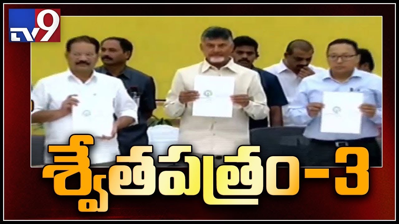 Chandrababu releases third white paper on TDP achievements - TV9