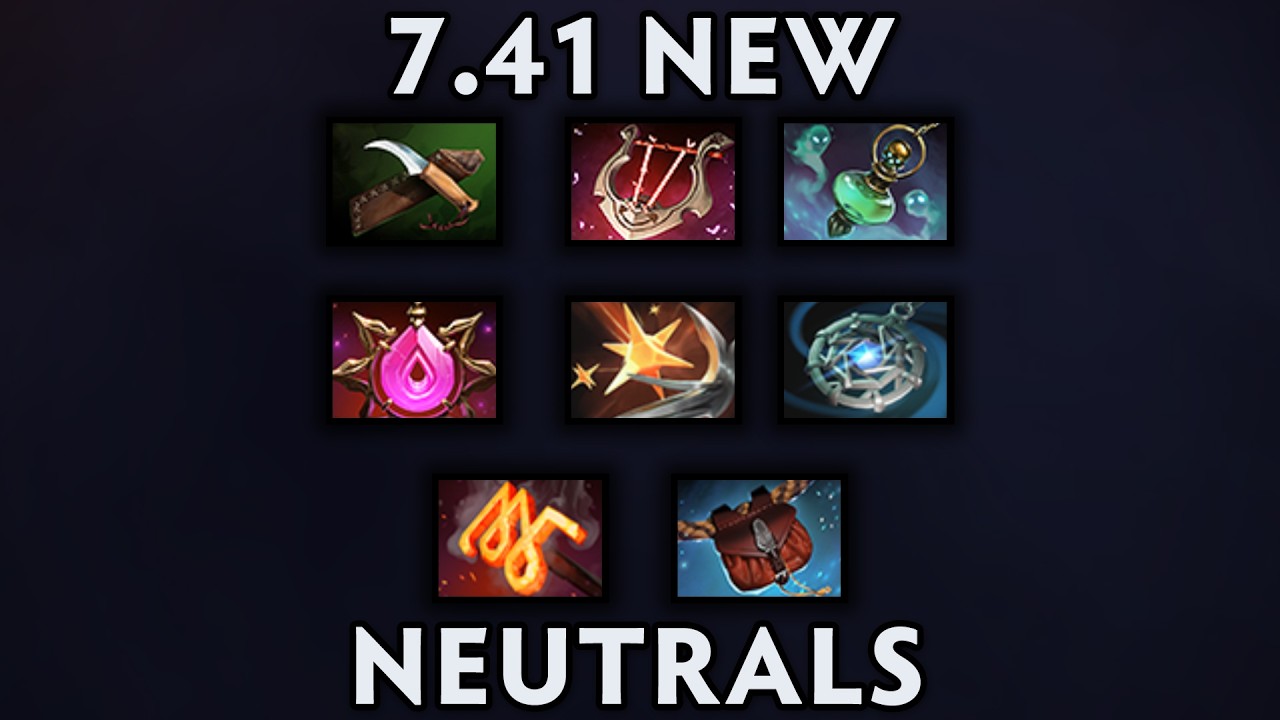 new neutral items 7.41 dota 2
