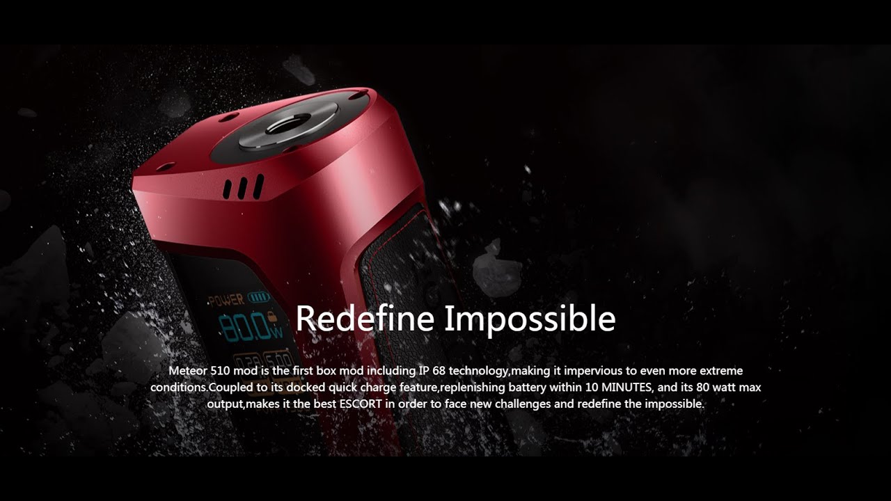 VapX Meteor 510 Box Mod 80W 2000mAh | BestVapeGears