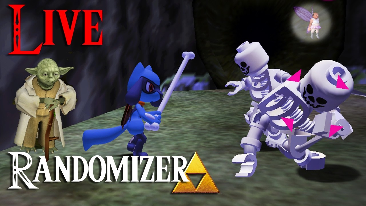 LOTEI de MODS nesse Randomizer!! Live Ocarina of Time Aleatório 🤣