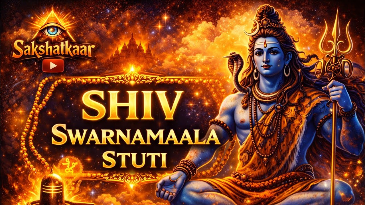 Shiv swarnamala stuti || Powerful shiv stotram || listen once & feel the power || @Sakshatkaar-l2h