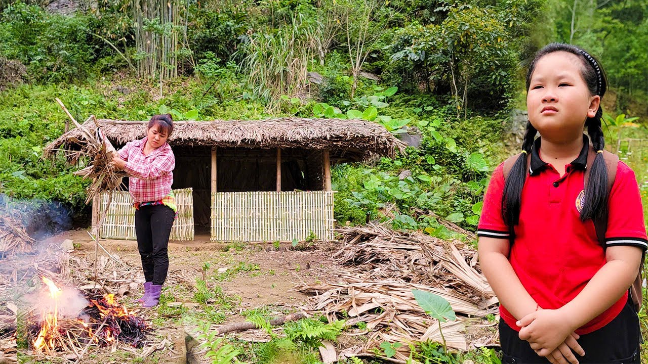 17-year-old poor girl renovates abandoned house, turns it into dream house with daughter @lytunga