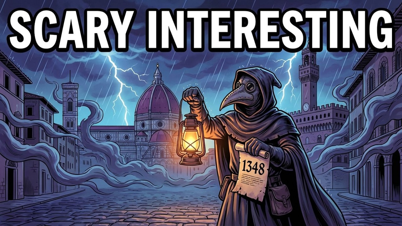 Historical Stories For Sleep |Black Death | Black Screen With Rain