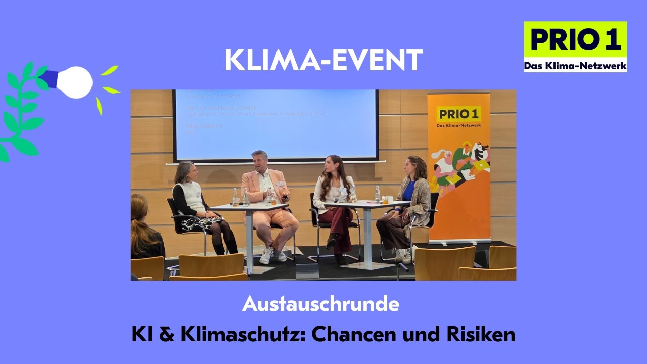 KI & Klimaschutz | Austauschrunde PRIO1 2025
