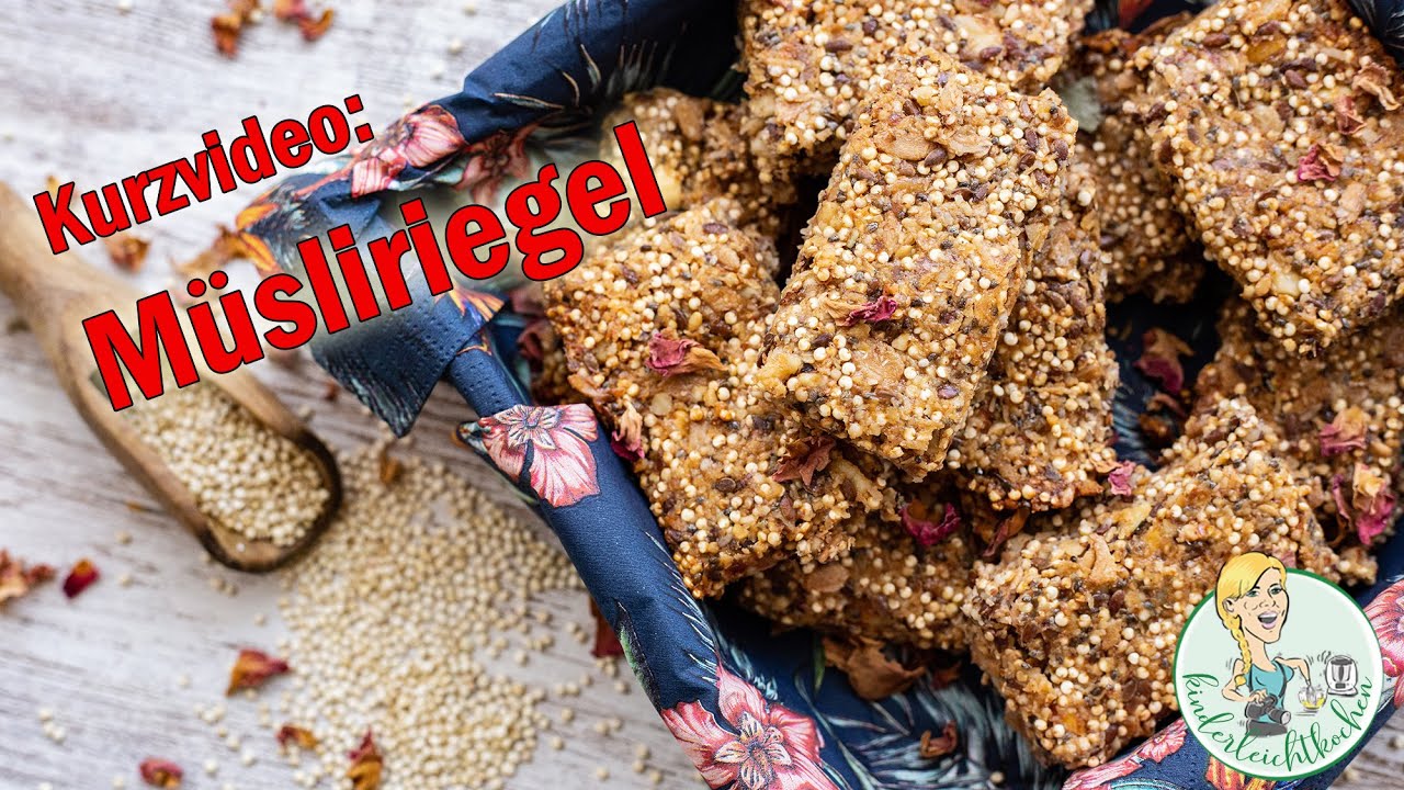 Kurzvideo: Müsliriegel mit dem Thermomix