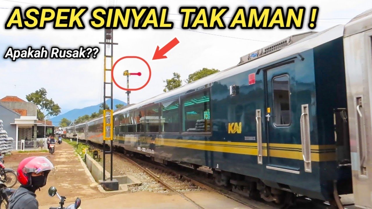 TAK BISA MENGANGKAT‼️SINYAL KELUAR STASIUN CICALENGKA RUSAK?! | PENGIRIMAN KERETA EX KKA KA TURANGGA